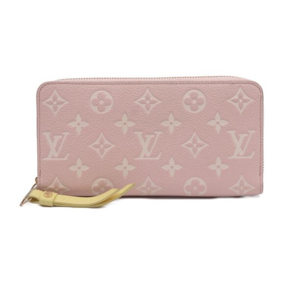 LOUIS VUITTON Beige Monogram Leather Wallet - Picture 1 of 9